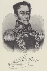 Simon Bolivar, venezolanischer Militär- und Politikanführer